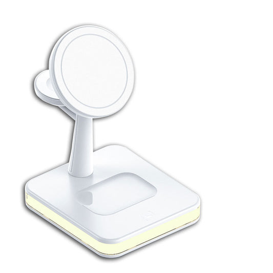 New Magnetic Wireless Charger Three-In-One Night Light Phone Holder