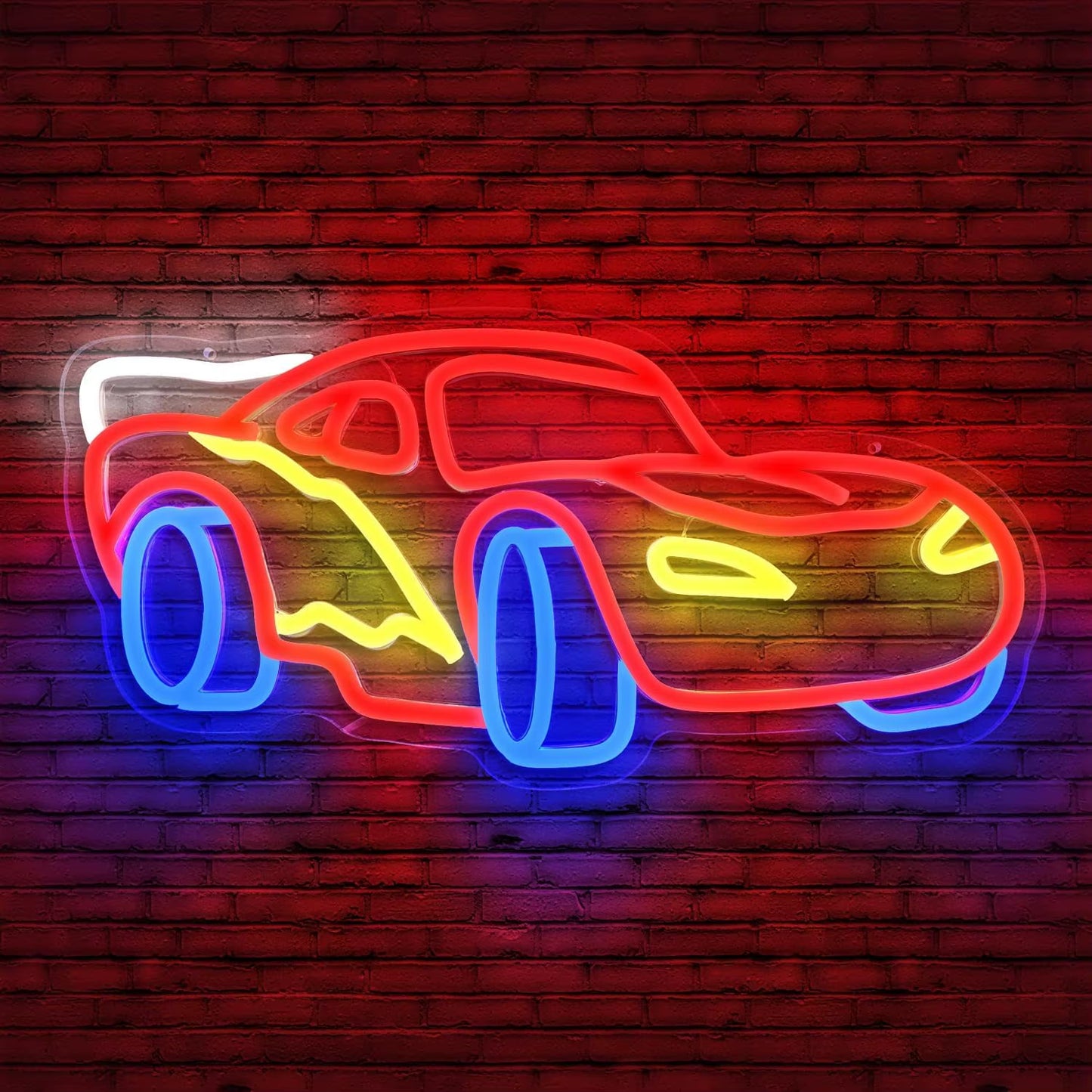 SRT Car Service Neon Signs LED Neon Light Sign Light up Neon Signs Car Refit Garage Wall Car Garage Repair Shop Car Badge