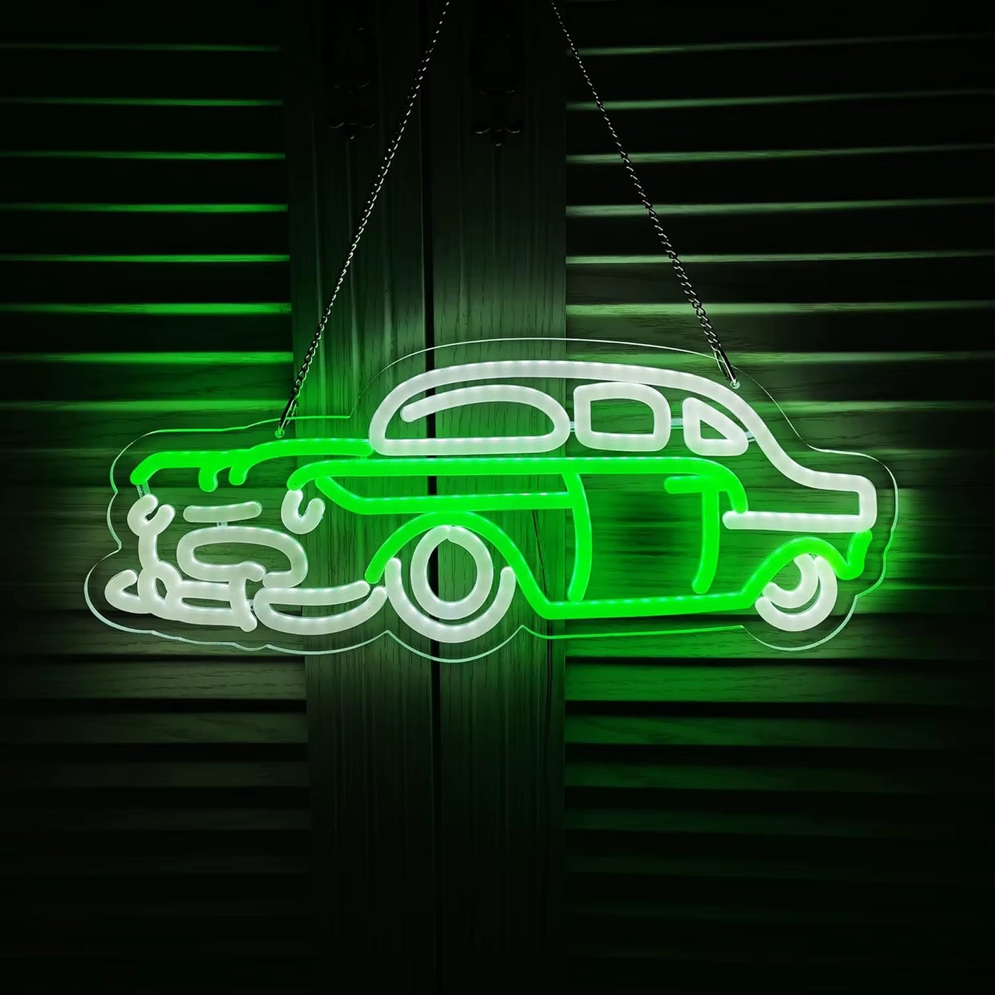 SRT Car Service Neon Signs LED Neon Light Sign Light up Neon Signs Car Refit Garage Wall Car Garage Repair Shop Car Badge