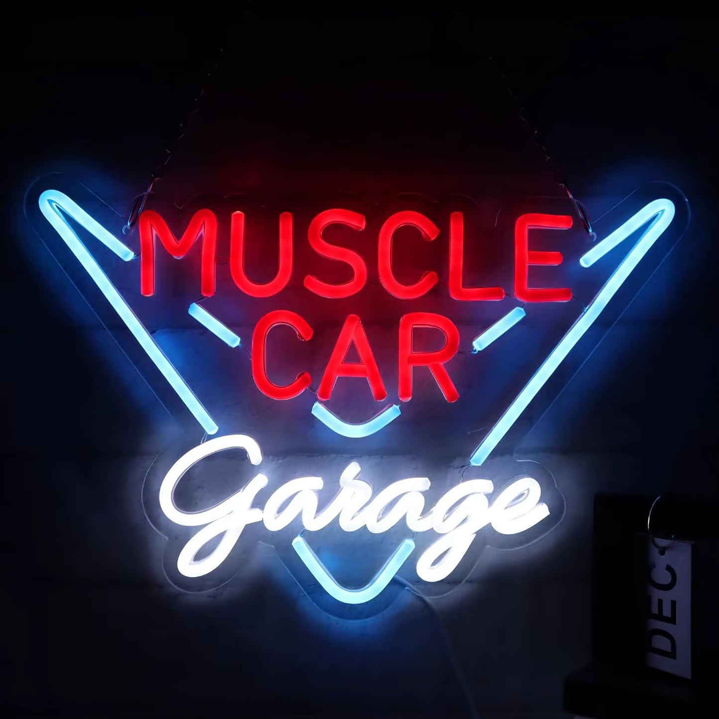 SRT Car Service Neon Signs LED Neon Light Sign Light up Neon Signs Car Refit Garage Wall Car Garage Repair Shop Car Badge