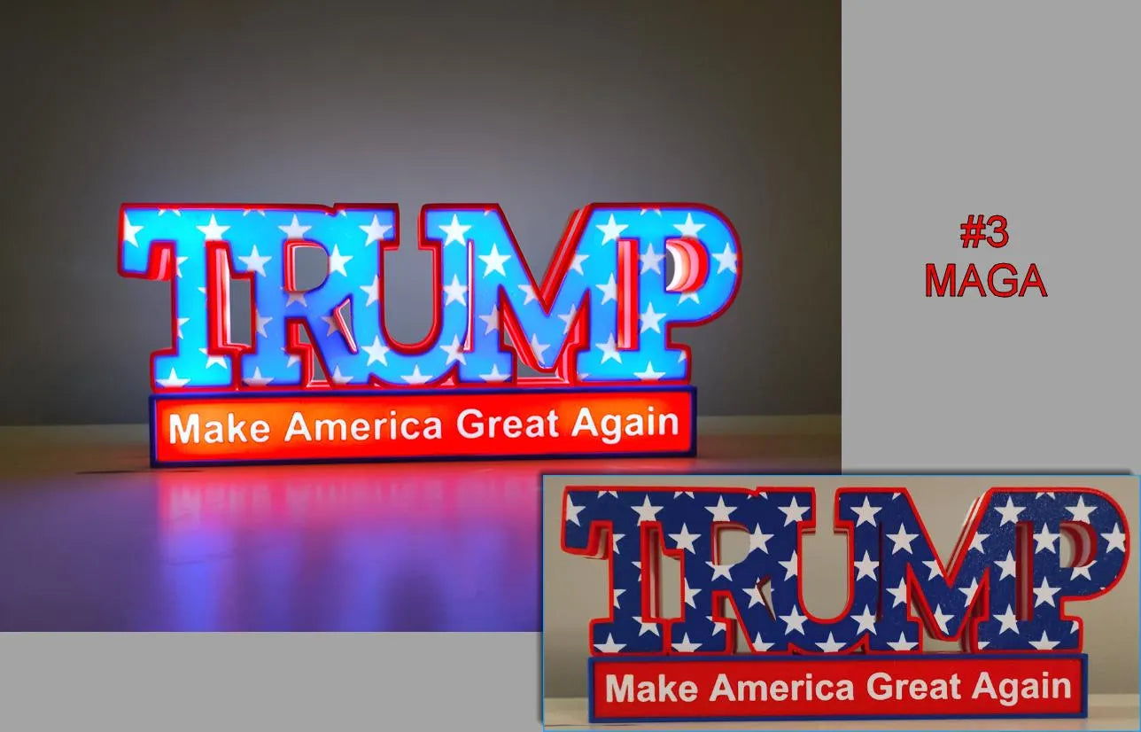TRUMP Light up Signs (Multiple Versions)