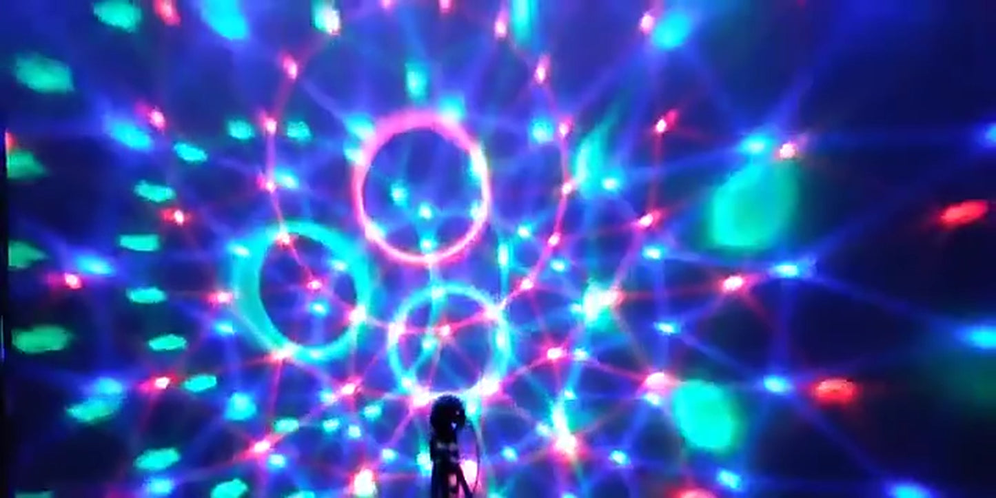 Disco Party Lights Strobe LED DJ Ball Sound Activated Bulb Dance Lamp Decoration