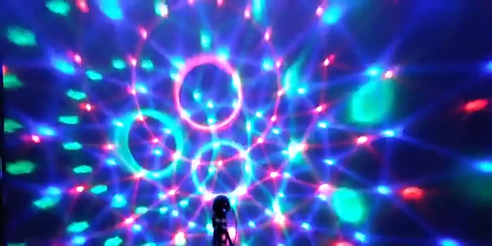 Disco Party Lights Strobe LED DJ Ball Sound Activated Bulb Dance Lamp Decoration