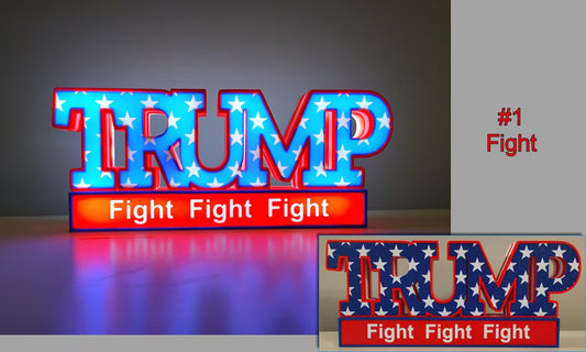 TRUMP Light up Signs (Multiple Versions)